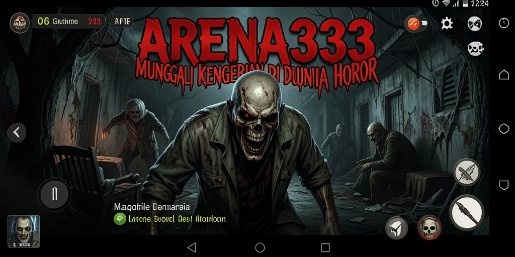 Tangkapan layar ARENA333 menunjukkan pengalaman gameplay menyeramkan yang mendebarkan.