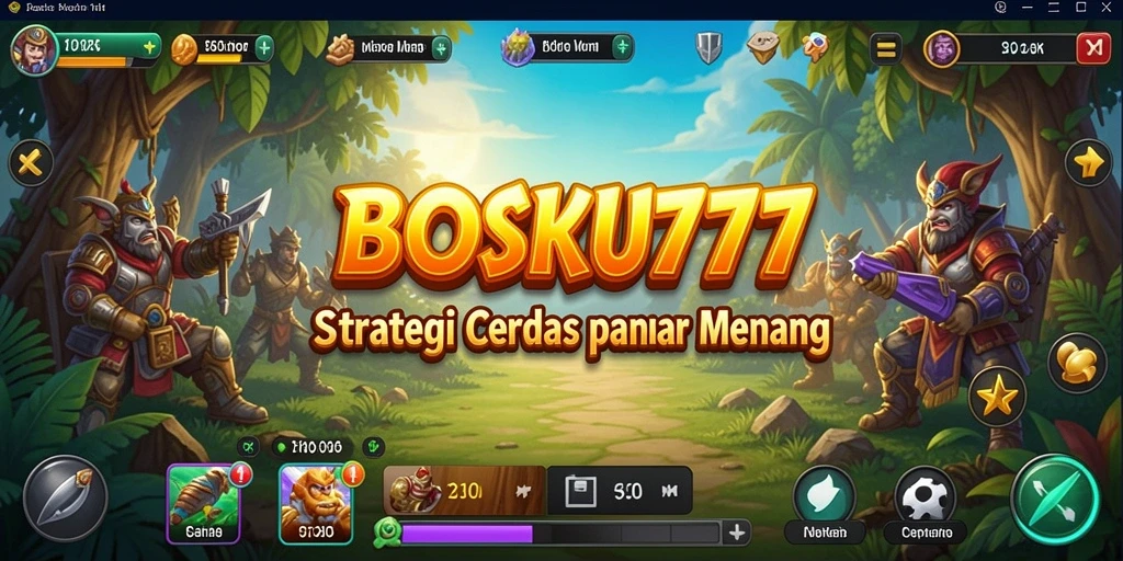 Tampilan permainan strategi yang menegangkan dan penuh aksi.