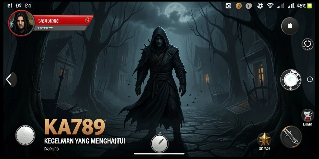 Tampilan gameplay menyeramkan dari KA789 yang penuh ketegangan.