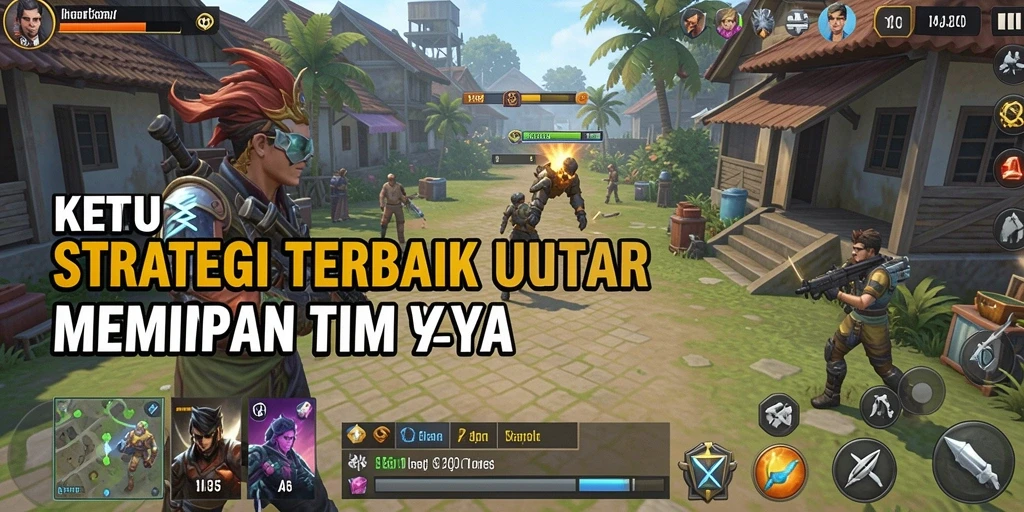 Tampilan gameplay KETUA dengan aksi strategis dan manajemen tim.