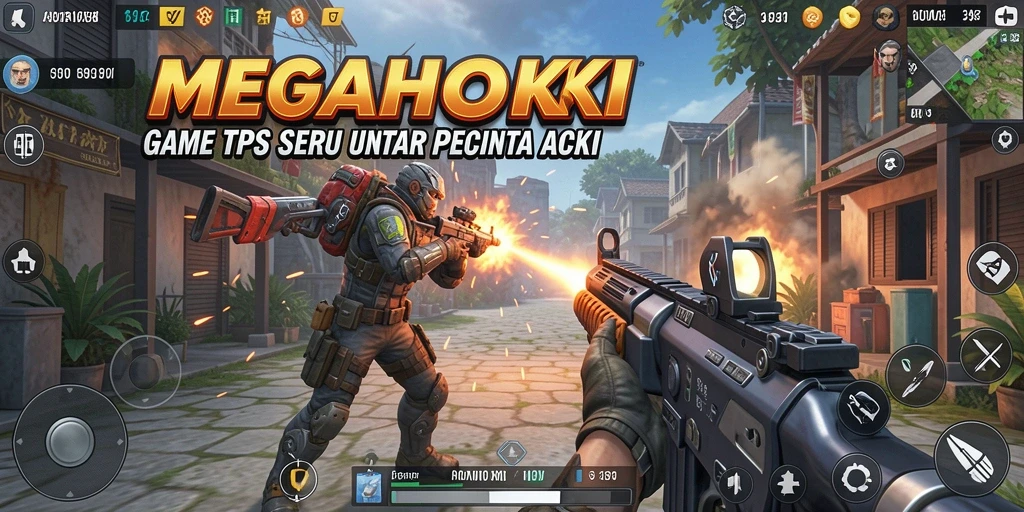 Tampilan gameplay seru dari MEGAHOKI yang menegangkan.