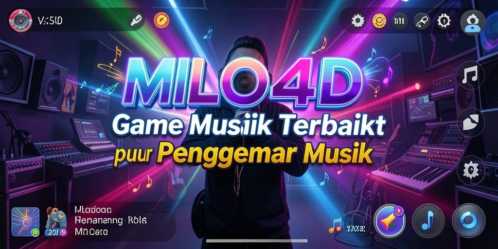 Screenshot gameplay <strong>MILO4D</strong> menunjukkan interaksi musik yang mengasyikkan.