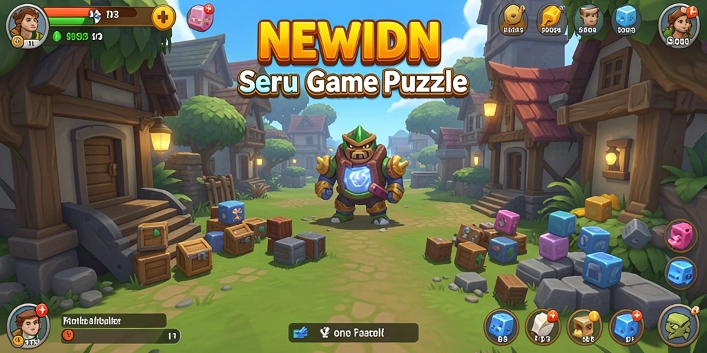 Tangkapan layar gameplay <strong>NEWIDN</strong> yang menampilkan berbagai teka-teki menarik.