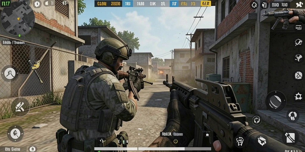 Gameplay seru dan menegangkan dalam <strong>OLX17</strong> menampilkan aksi FPS yang mendebarkan.