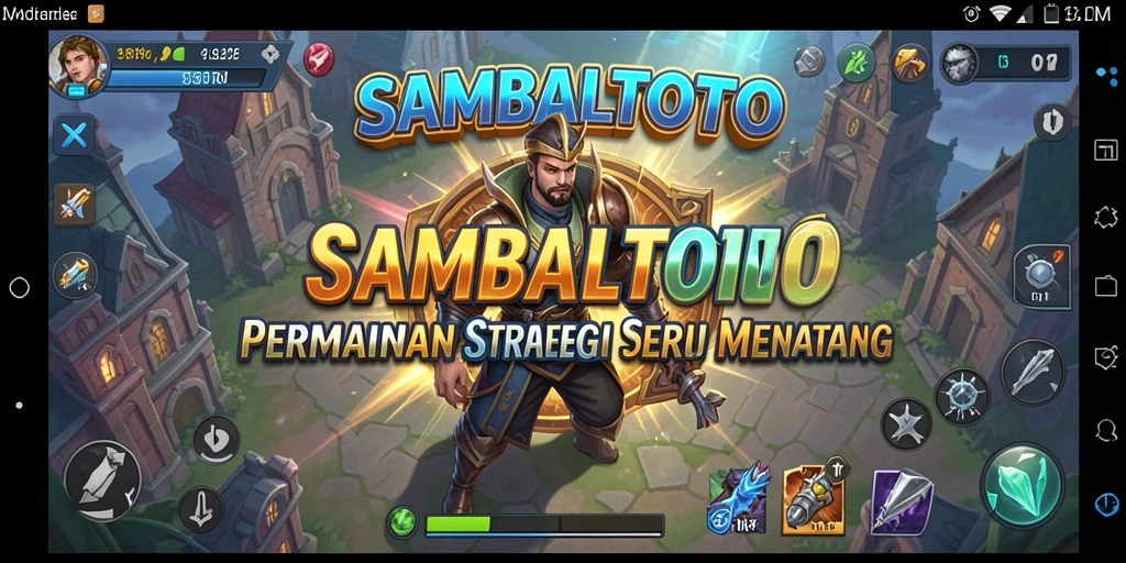 Tampilan aksi strategi mendebarkan dalam SAMBALTOTO.