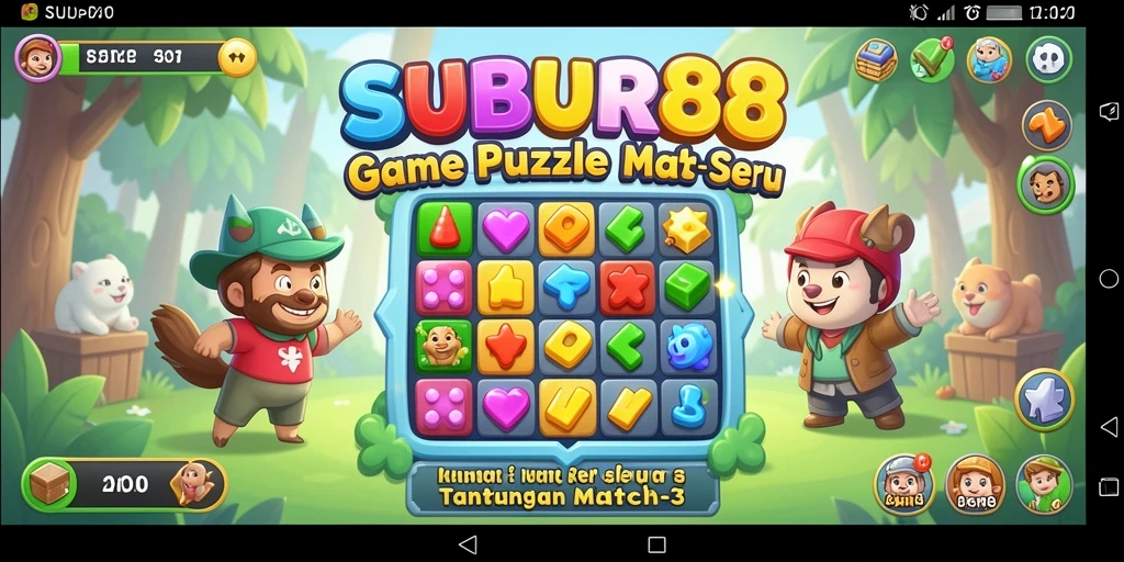 Tampilan screenshot <strong>SUBUR88</strong> yang menampilkan gameplay seru dalam pencocokan warna.