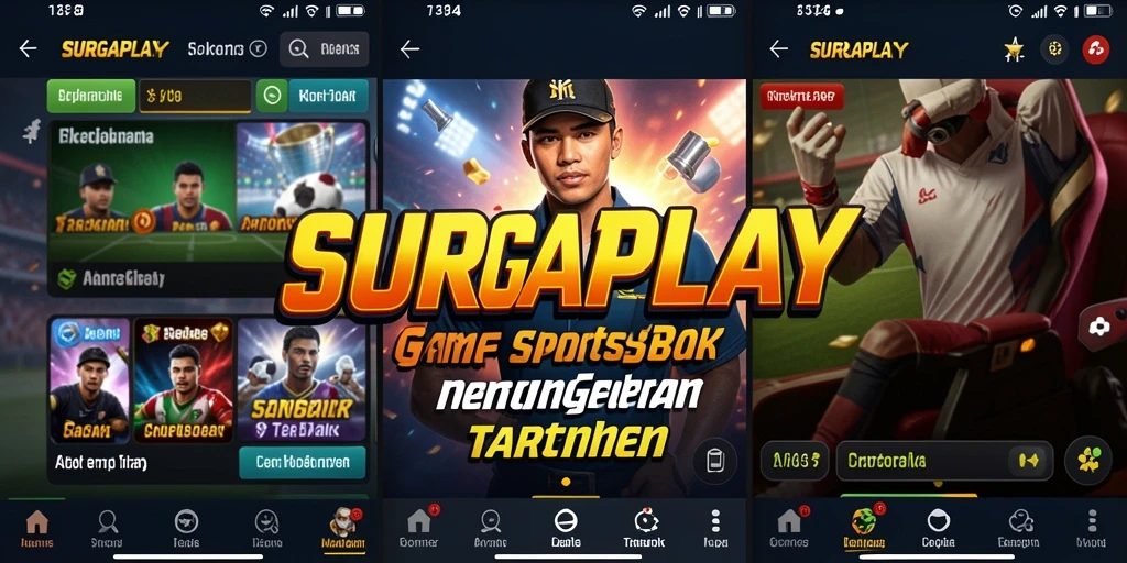 Tampilan gameplay menarik dari aplikasi Sportsbook SURGAPLAY.